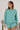 French terry mint green sweatshirt - Custom Made -  Bastet Noir