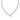 LUXE Flat Curb T-Bar Necklace - Silver
