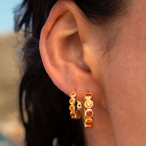 Aurora Earrings - Orange