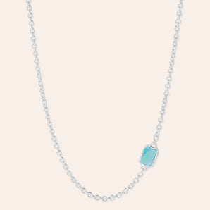 Lopsided Gemstone Necklace