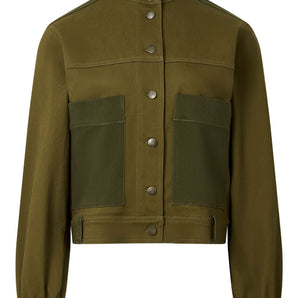 RUFFLE - Organic Cotton Jacket - Dark Green