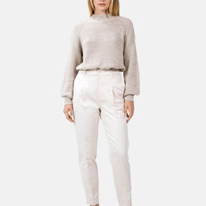 Salo  -Tapered Trousers-Egret