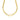 LUXE Rectangle Link T-Bar Necklace - Gold