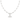 LUXE Linear Link T-Bar Necklace - Silver