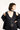 dark navy stripe workwear suit for women - Custom Made - Bastet Noir