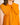 Ruffle Detachable Collar - Margot Collar - Sun Orange Linen