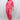Organic Cotton & Linen Balloon Trousers - Galaxy Pink & Red