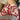 Winterberry Red Vintage Floral Wrap Skirt