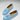 Women's Tasselled Driving Loafers, blue embossed suede