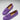 Women's Tasselled Driving Loafers, purple embossed suede