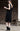 Black ruffle bareback dress - BastetNoir